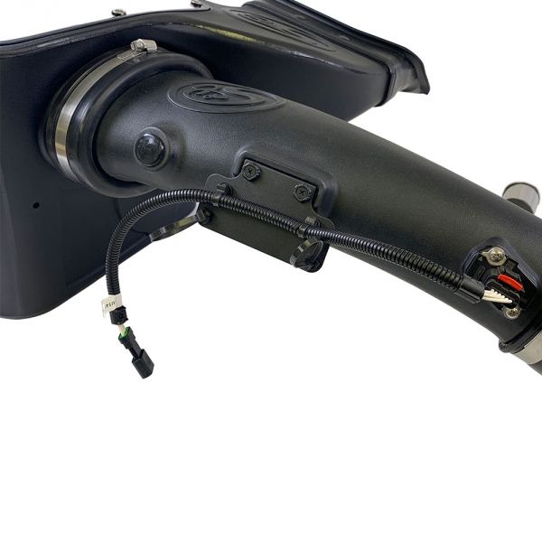 S&B 75-5126D-BKJF Cold Air Intake For 18-19 Ford F150 3.0L Powerstroke Diesel Dry Extendable White S&B - Truck Part Superstore