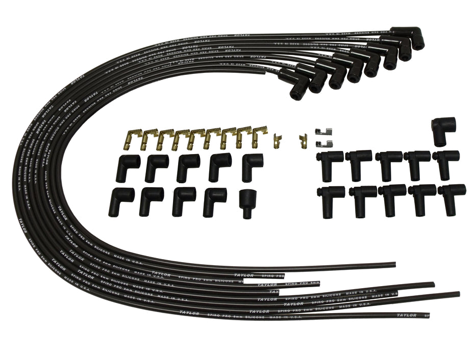 Taylor Cable 75051-B 8mm Spiro-Pro Ignition Wire Set - Truck Part Superstore