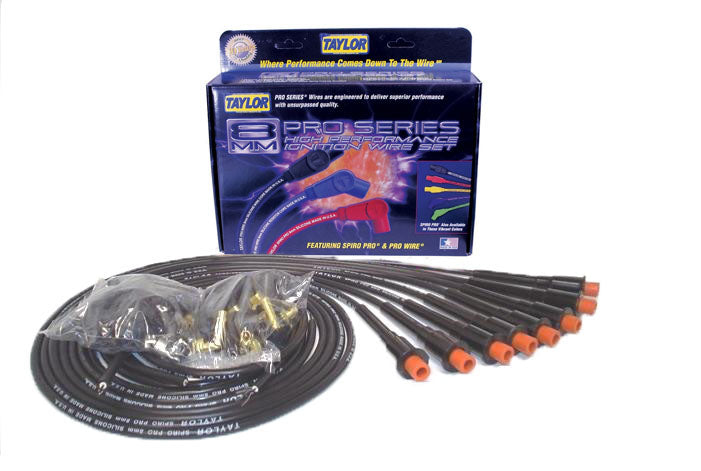 Taylor Cable 75089 8mm Spiro-Pro Ignition Wire Set - Truck Part Superstore