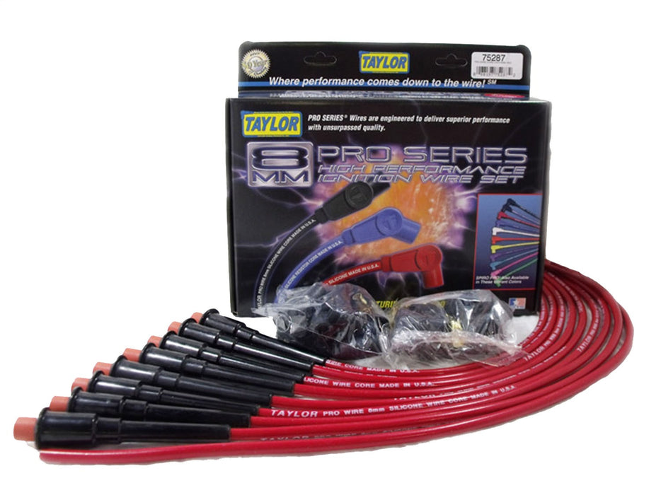 Taylor Cable 75287 8mm Pro Wire Ignition Wire Set - Truck Part Superstore