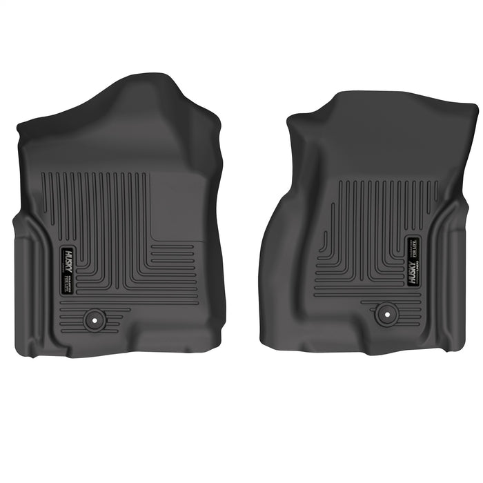 Husky Liners 13241 Weatherbeater-Front Floor Liners for Select Cadillac Escalade, Cadillac Escalade ESV, Cadillac Escalade EXT, Chevrolet Avalanche 1500, Chevrolet Avalanche 2500, Chevrolet Silverado 1500, Chevrolet Silverado Classic, Chevrolet Silverado