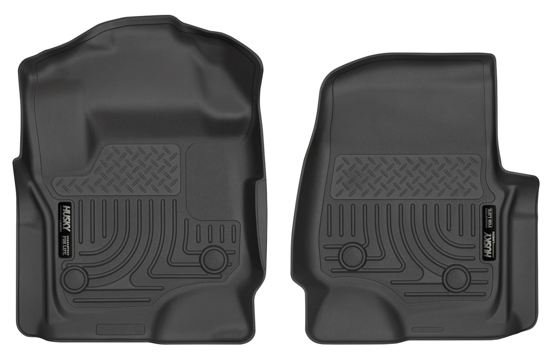 Husky Liners 13321 Weatherbeater-Front Floor Liners for Select Ford F-250 Super Duty, Ford F-350 Super Duty, Ford F-450 Super Duty