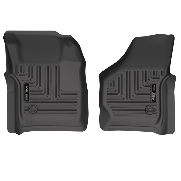 Husky Liners 13481 Weatherbeater-Front Floor Liners for Select Ford F-250 Super Duty, Ford F-350 Super Duty