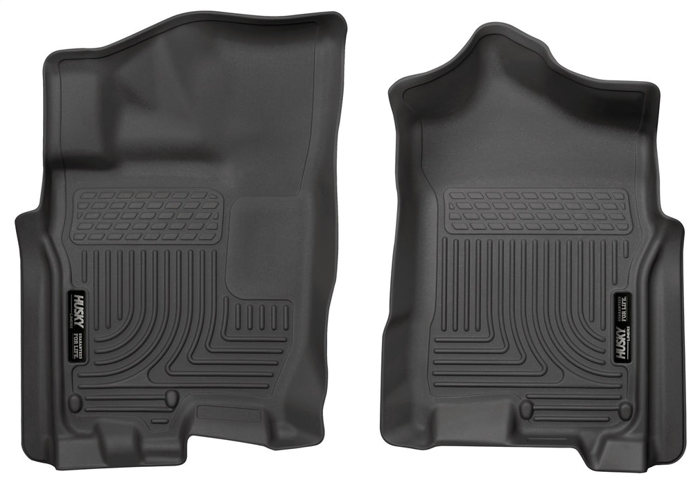 Husky Liners 13601 Weatherbeater-Front Floor Liners for Select Nissan TITAN, Nissan TITAN XD