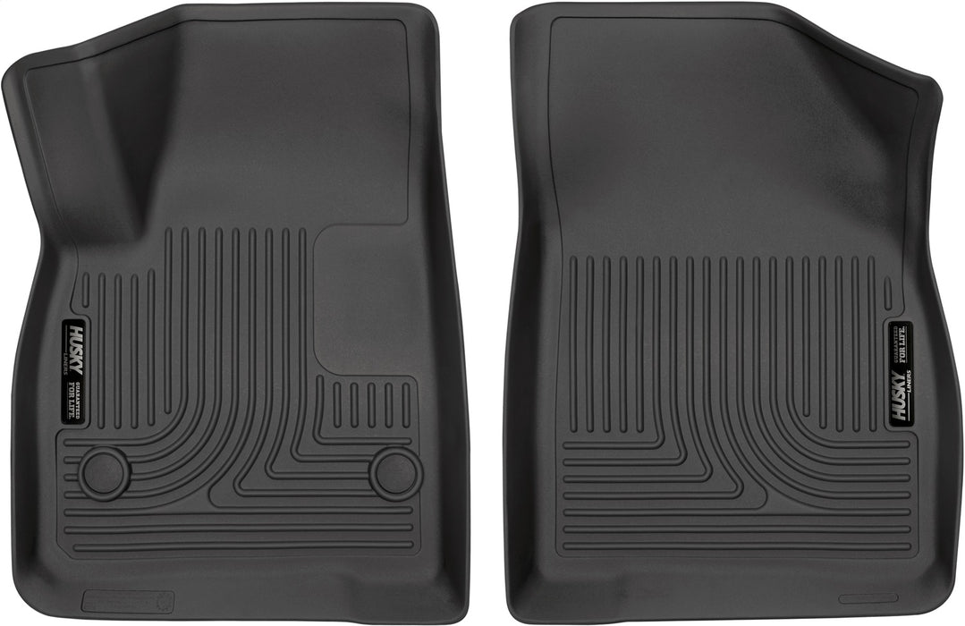 Husky Liners 13611 Weatherbeater-Front Floor Liners for Select Cadillac XT5, Chevrolet Blazer, GMC Acadia