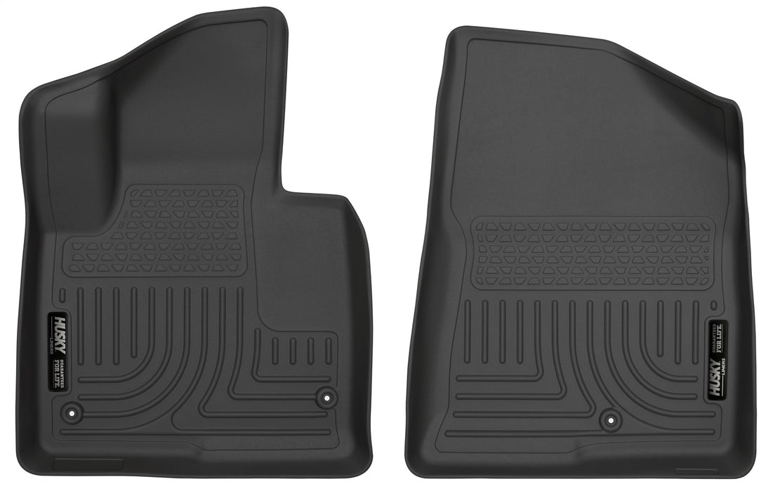 Husky Liners 13861 Weatherbeater-Front Floor Liners for Select Hyundai Santa Fe, Hyundai Santa Fe XL