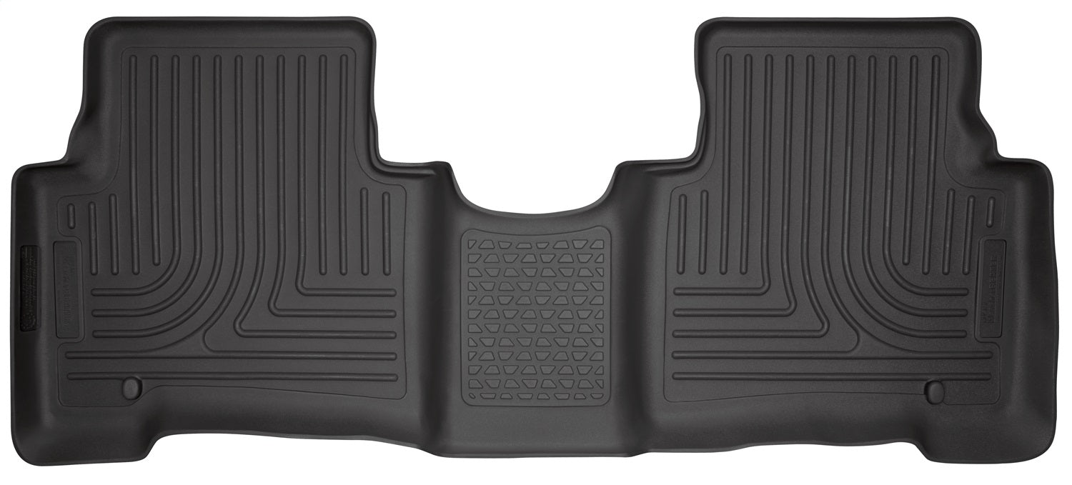 Husky Liners 14861 Weatherbeater-2nd Seat Floor Liner for Select Hyundai Santa Fe, Hyundai Santa Fe XL