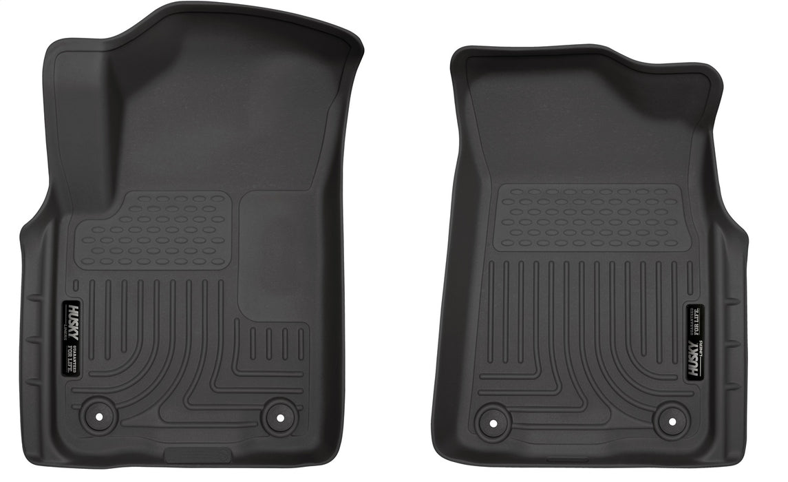 Husky Liners 15231 Weatherbeater-Front Floor Liners for Select Hyundai Ioniq 5, INFINITI QX80, Nissan Armada