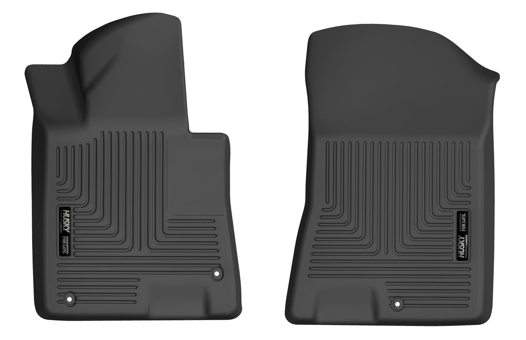 Husky Liners 15301 Weatherbeater-Front Floor Liners for Select Hyundai Ioniq 5, Hyundai Sonata, Kia K5