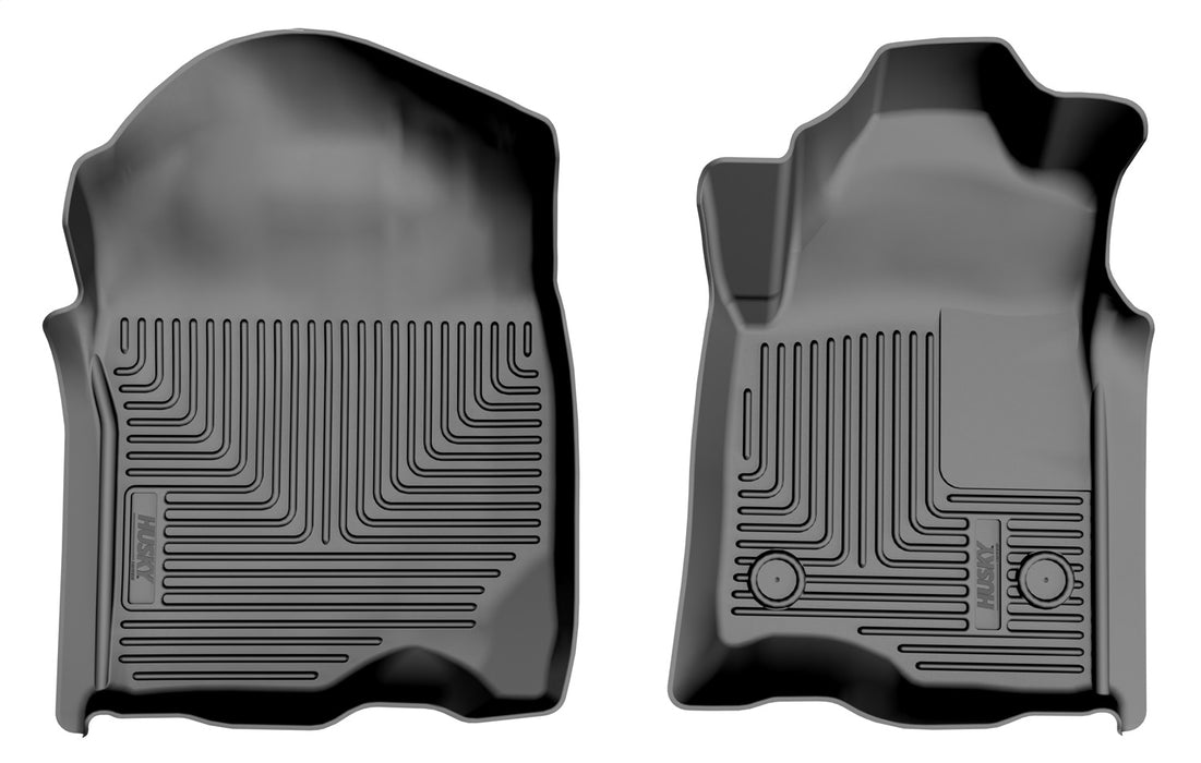 Husky Liners 15911 Weatherbeater-Front Floor Liners for Select Chevrolet Equinox, Chevrolet Silverado 1500, Chevrolet Silverado HD, Chevrolet Silverado HD, GMC Sierra 1500, GMC Sierra HD, GMC Sierra HD, GMC Terrain