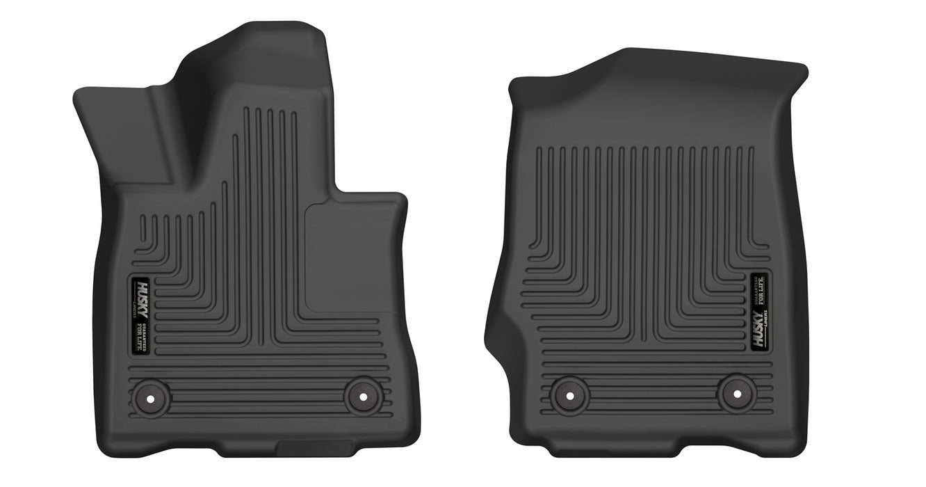 Husky Liners 17241 Weatherbeater-Front Floor Liners for Select Lincoln Aviator, Lincoln Navigator