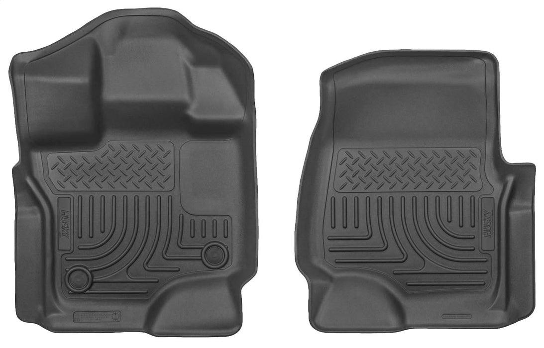 Husky Liners 18361 Weatherbeater-Front Floor Liners for Select Ford F-150, Ford F-150 Lightning