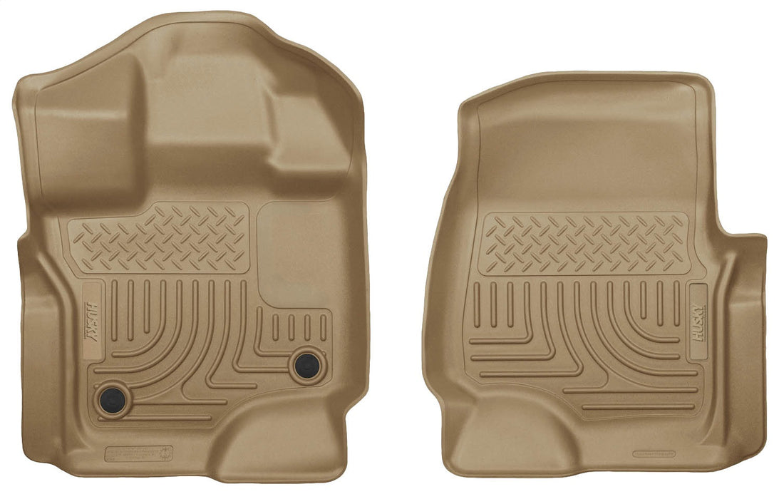 Husky Liners 18363 Weatherbeater-Front Floor Liners for Select Ford F-150, Ford F-150 Lightning