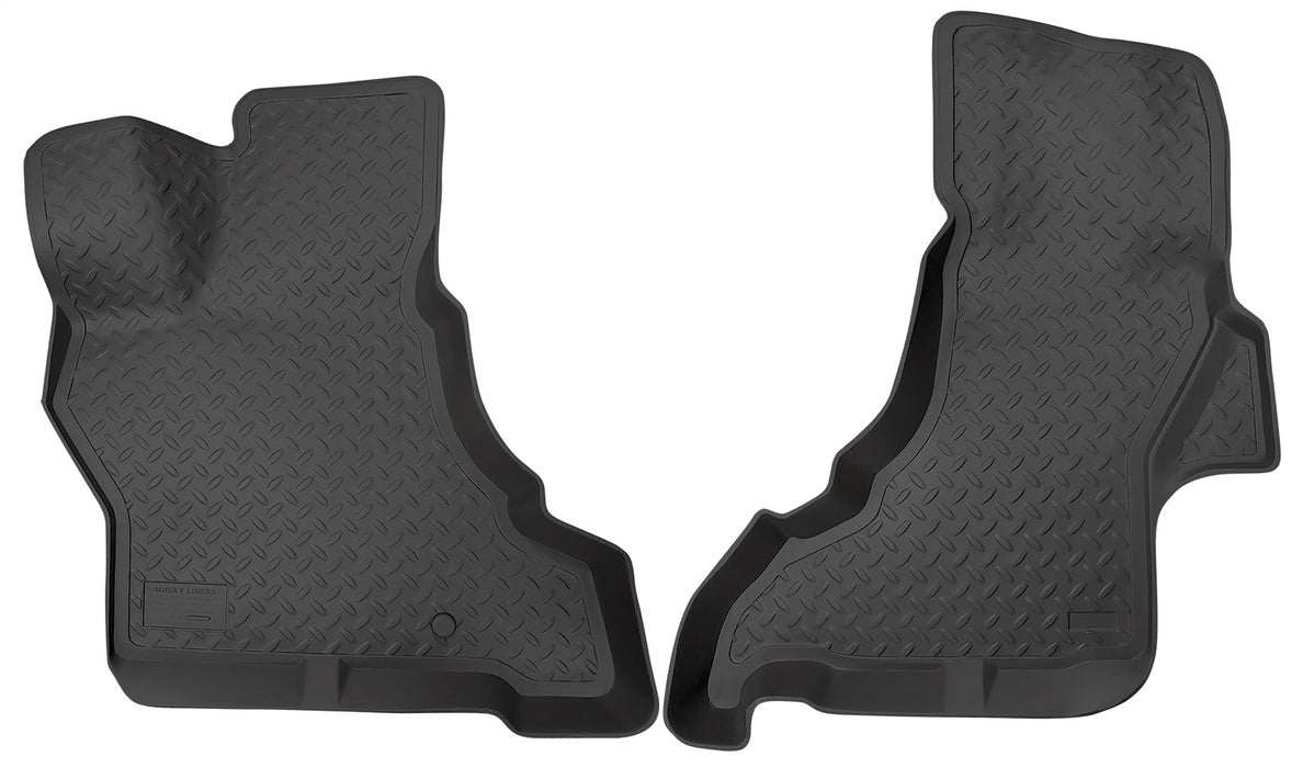 Husky Liners 33251 Classic Style-Front Floor Liners for Select Ford E-150, Ford E-150 Club Wagon, Ford E-150 Econoline, Ford E-150 Econoline Club Wagon, Ford E-250, Ford E-250 Econoline, Ford E-350 Club Wagon, Ford E-350 Econoline, Ford E-350 Econoline