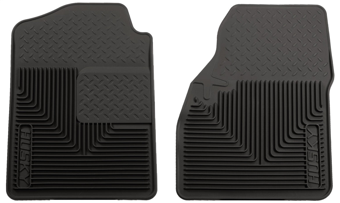Husky Liners 51031 Heavy Duty Floor Mats-Front Floor Mats for Select Cadillac Escalade, Cadillac Escalade ESV, Cadillac Escalade EXT, Chevrolet Avalanche 1500, Chevrolet Avalanche 2500, Chevrolet Silverado 1500, Chevrolet Silverado Classic, Chevrolet