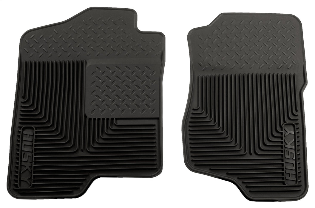 Husky Liners 51181 Heavy Duty Floor Mats-Front Floor Mats for Select Cadillac Escalade, Cadillac Escalade ESV, Cadillac Escalade EXT, Chevrolet Avalanche, Chevrolet Silverado 1500, Chevrolet Silverado HD, Chevrolet Silverado HD, Chevrolet Suburban 1500,