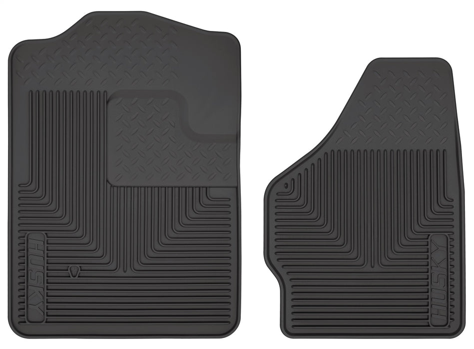 Husky Liners 51201 Heavy Duty Floor Mats-Front Floor Mats for Select Ford F-250 Super Duty, Ford F-350 Super Duty, Ford F-450 Super Duty, Ford F-550 Super Duty