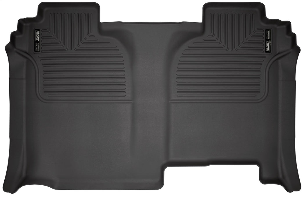 Husky Liners 52051 X-act Contour-2nd Seat Floor Liner for Select Chevrolet Silverado 1500, Chevrolet Silverado LTD, Chevrolet Silverado HD, Chevrolet Silverado HD, GMC Sierra 1500, GMC Sierra Limited, GMC Sierra HD, GMC Sierra HD