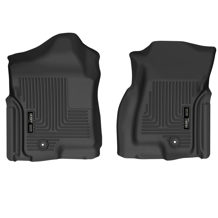 Husky Liners 52111 X-act Contour-Front Floor Liners for Select Cadillac Escalade, Cadillac Escalade ESV, Cadillac Escalade EXT, Chevrolet Avalanche 1500, Chevrolet Avalanche 2500, Chevrolet Silverado 1500, Chevrolet Silverado Classic, Chevrolet Silverado