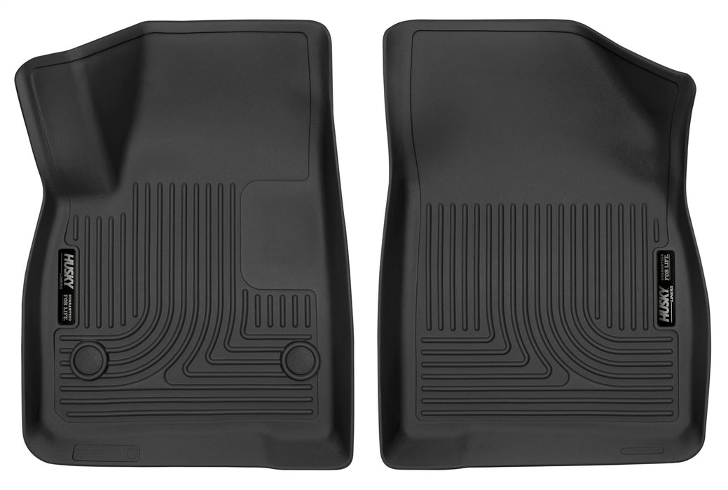 Husky Liners 52251 X-act Contour-Front Floor Liners for Select Cadillac XT5, Chevrolet Blazer, GMC Acadia