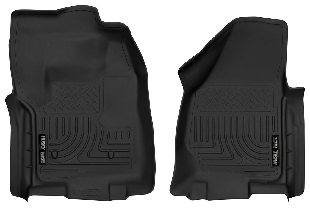 Husky Liners 52761 X-act Contour-Front Floor Liners for Select Ford F-250 Super Duty, Ford F-350 Super Duty