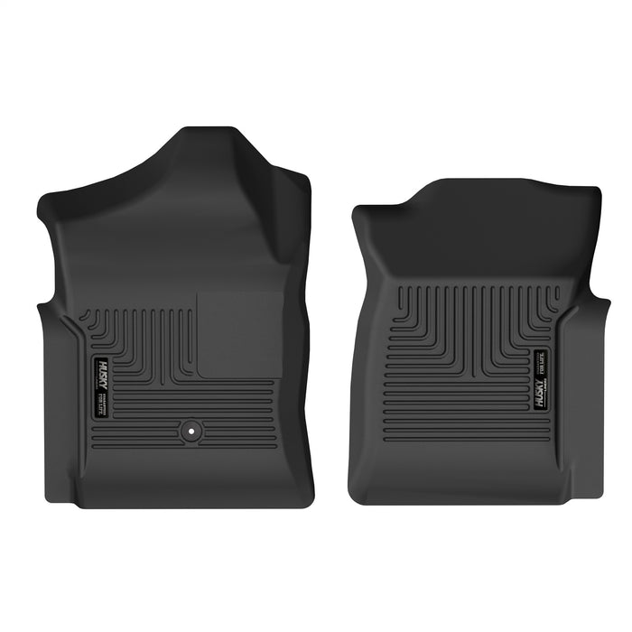 Husky Liners 53091 X-act Contour-Front Floor Liners for Select Chevrolet Silverado 1500, Chevrolet Silverado Classic, Chevrolet Silverado 2500, Chevrolet Silverado HD, Chevrolet Silverado HD Classic, Chevrolet Silverado 3500, Chevrolet Silverado Classic,