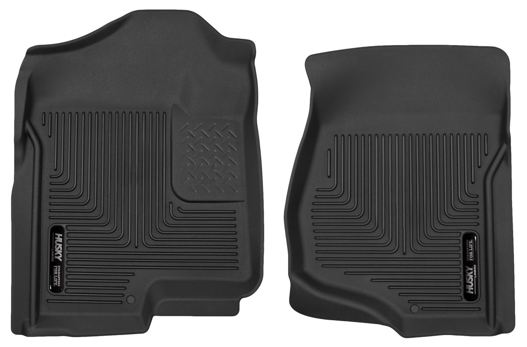 Husky Liners 53101 X-act Contour-Front Floor Liners for Select Cadillac Escalade, Cadillac Escalade ESV, Cadillac Escalade EXT, Chevrolet Avalanche, Chevrolet Silverado 1500, Chevrolet Silverado HD, Chevrolet Silverado HD, Chevrolet Suburban 1500,