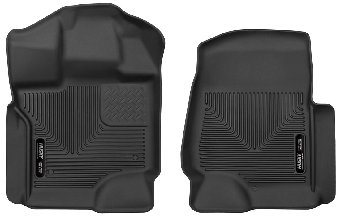 Husky Liners 53341 X-act Contour-Front Floor Liners for Select Ford F-150, Ford F-150 Lightning, Ford F-250 Super Duty, Ford Ranger