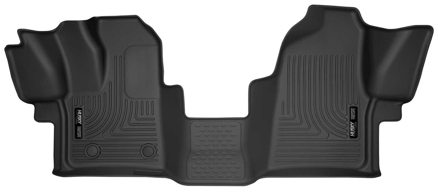 Husky Liners 53481 X-act Contour-Front Floor Liners for Select Ford Transit-150, Ford Transit-250, Ford Transit-350, Ford Transit-350 HD
