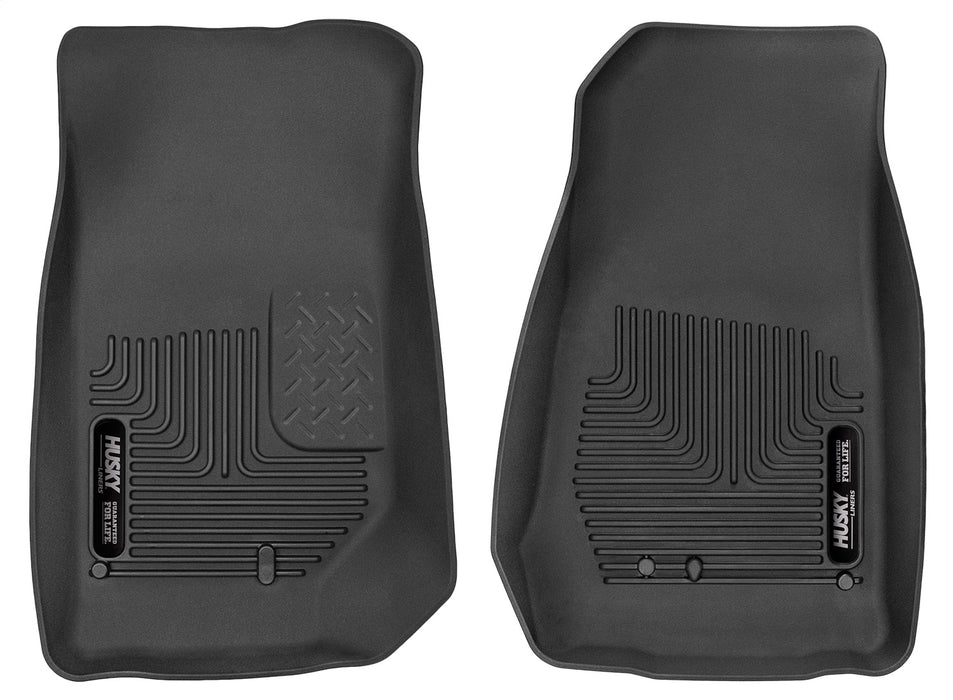 Husky Liners 53571 X-act Contour-Front Floor Liners for Select Jeep Wrangler, Jeep Wrangler JK
