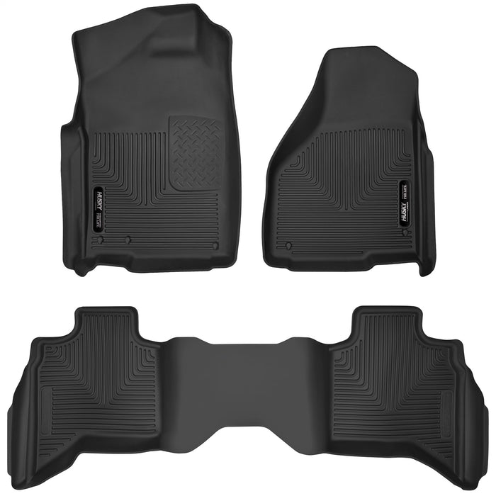 Husky Liners 53628 X-act Contour-Front/2nd Seat Floor Liners for Select Dodge Ram 1500, Ram 1500, Ram Classic