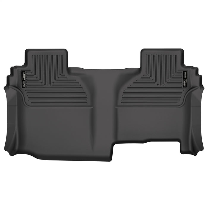 Husky Liners 53641 X-act Contour-2nd Seat Floor Liner for Select Chevrolet Silverado 1500, Chevrolet Silverado LTD, Chevrolet Silverado HD, Chevrolet Silverado HD, GMC Sierra 1500, GMC Sierra Limited, GMC Sierra HD, GMC Sierra HD