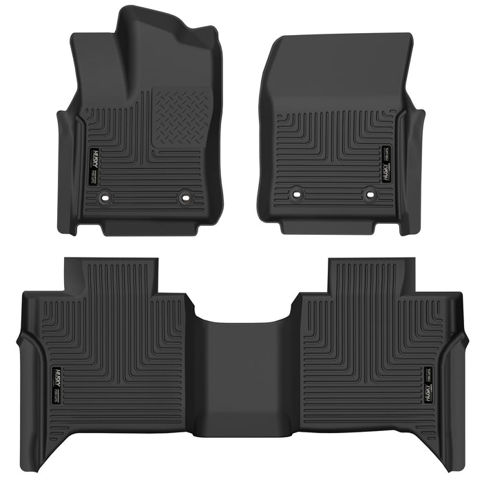 Husky Liners 53798 X-act Contour-Front/2nd Seat Floor Liners for Select Toyota Tundra