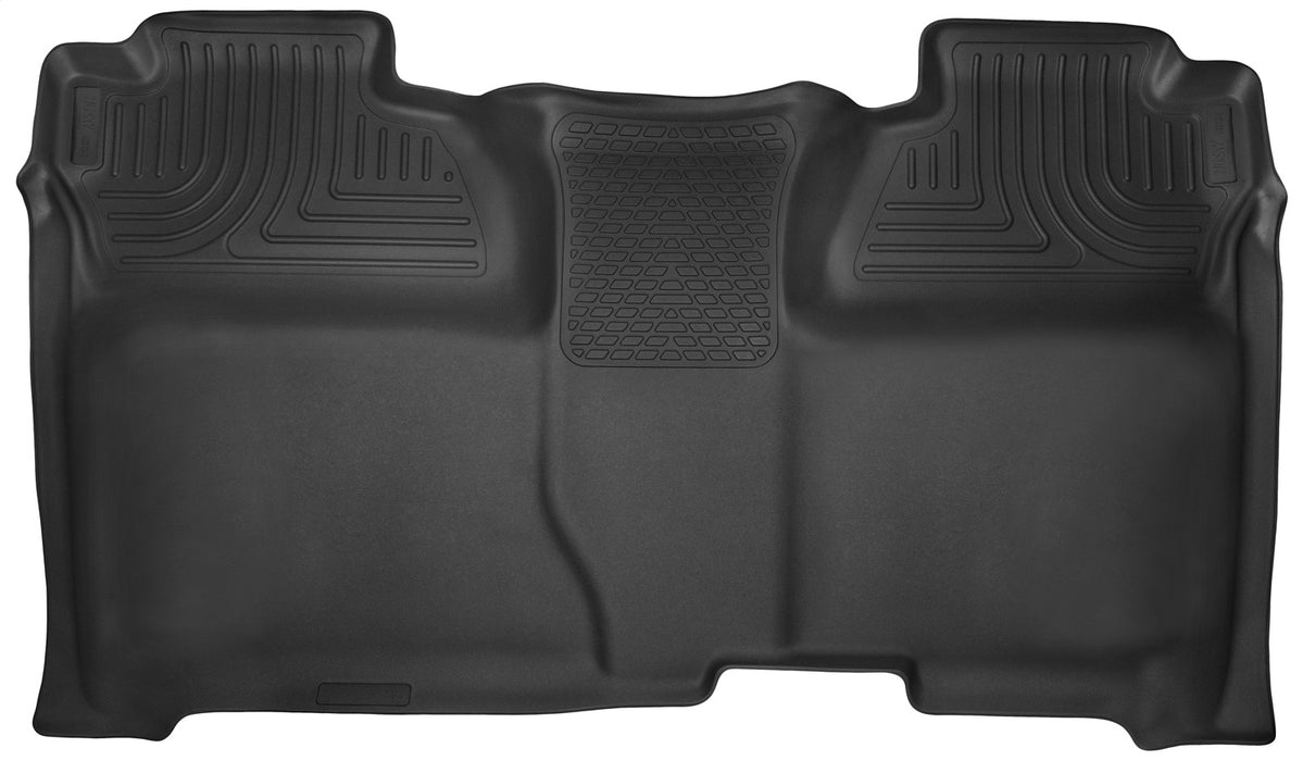 Husky Liners 53901 X-act Contour-2nd Seat Floor Liner for Select Chevrolet Silverado 1500, Chevrolet Silverado HD, Chevrolet Silverado HD, GMC Sierra 1500, GMC Sierra HD, GMC Sierra HD