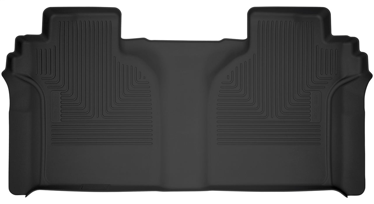 Husky Liners 54201 X-act Contour-2nd Seat Floor Liner for Select Chevrolet Silverado 1500, Chevrolet Silverado LTD, Chevrolet Silverado HD, Chevrolet Silverado HD, GMC Sierra 1500, GMC Sierra Limited, GMC Sierra HD, GMC Sierra HD