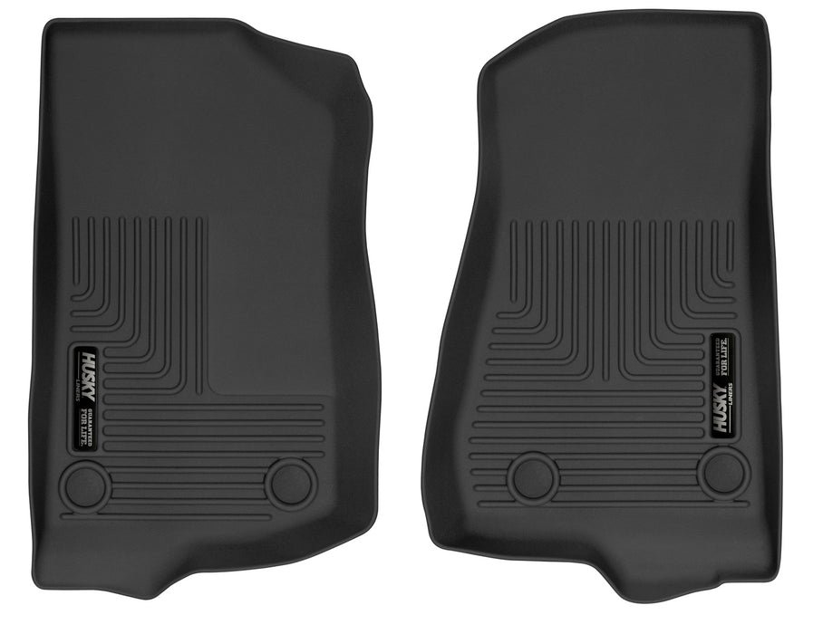 Husky Liners 54531 X-act Contour-Front Floor Liners for Select Jeep Gladiator, Jeep Wrangler
