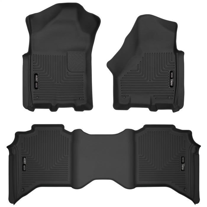 Husky Liners 53638 X-act Contour-Front/2nd Seat Floor Liners for Select Ram 2500, Ram