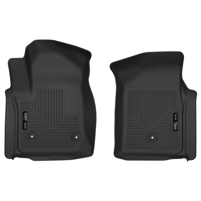 Husky Liners 54981 X-act Contour-Front Floor Liners for Select Chevrolet Silverado 1500, Chevrolet Silverado LTD, Chevrolet Silverado HD, Chevrolet Silverado HD, GMC Sierra 1500, GMC Sierra Limited, GMC Sierra HD, GMC Sierra HD