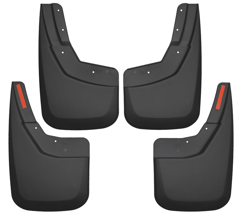 Husky Liners 56886 Custom Mud Guards-Front and Rear Mud Guard Set for Select Chevrolet Silverado 1500, Chevrolet Silverado LD, Chevrolet Silverado HD, Chevrolet Silverado HD