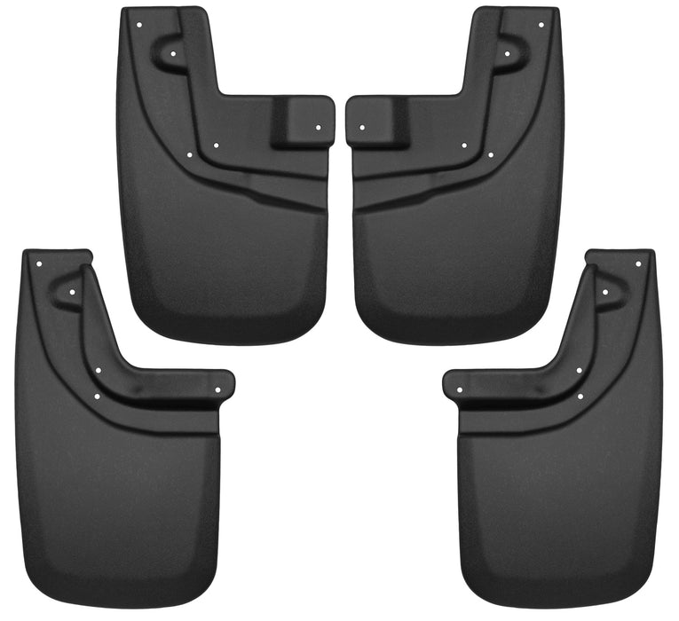 Husky Liners 56936 Custom Mud Guards-Front and Rear Mud Guard Set for Select Toyota Tacoma