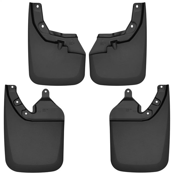 Husky Liners 56946 Custom Mud Guards-Front and Rear Mud Guard Set for Select Toyota Tacoma