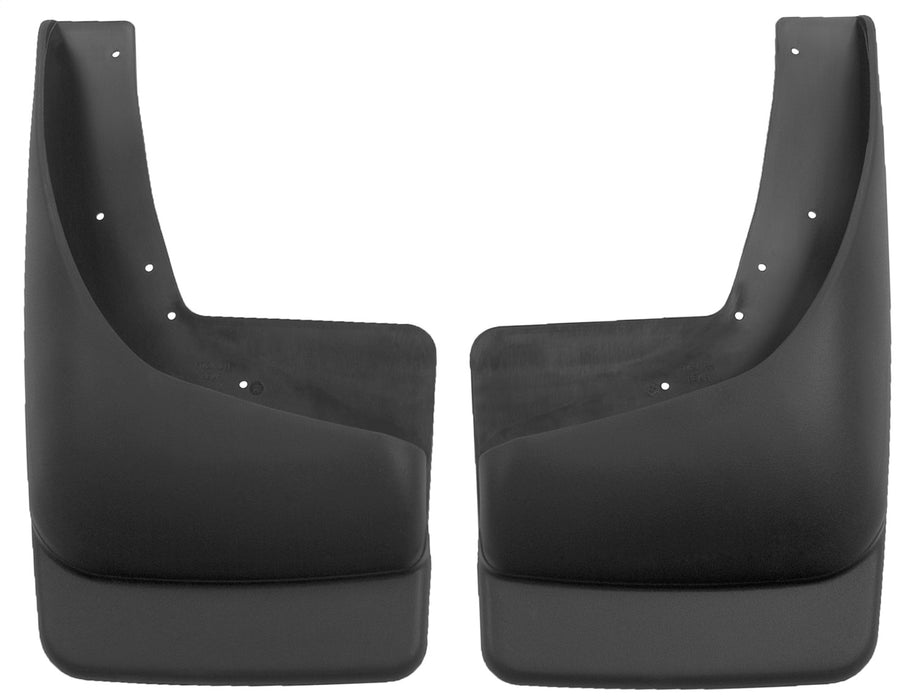 Husky Liners 57211 Custom Mud Guards-Rear Mud Guards for Select Chevrolet Avalanche 1500, Chevrolet Avalanche 2500, Chevrolet Silverado 3500, Chevrolet Silverado Classic, Chevrolet Suburban 1500, Chevrolet Suburban 2500, Chevrolet Tahoe, GMC Sierra 3500,