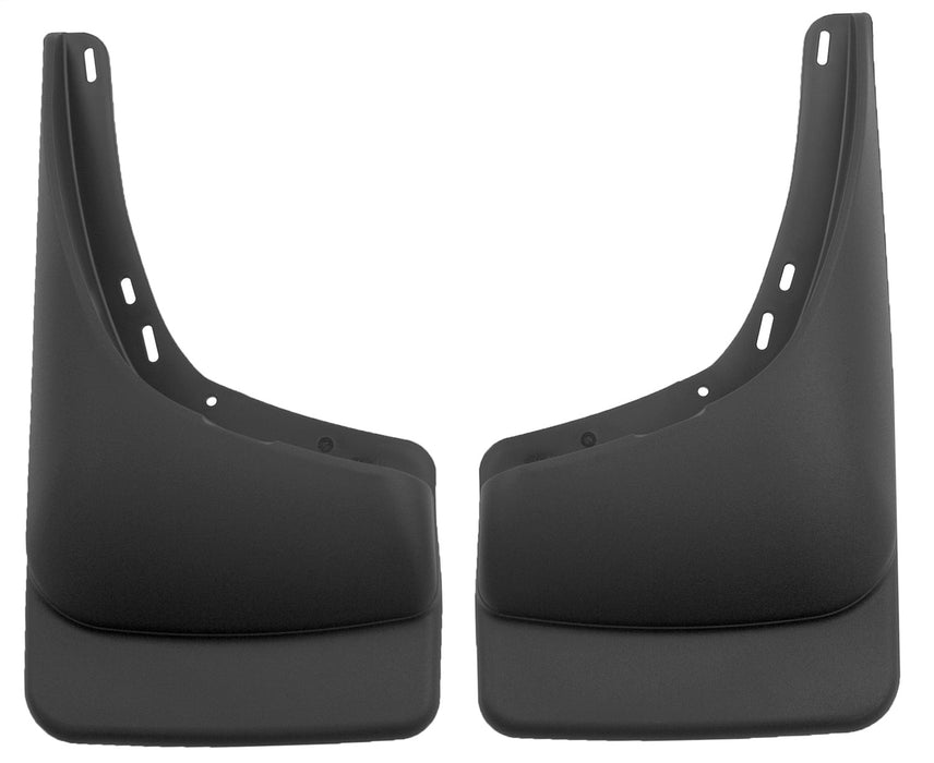 Husky Liners 57241 Custom Mud Guards-Rear Mud Guards for Select Chevrolet Avalanche 1500, Chevrolet Avalanche 2500, Chevrolet Silverado 1500, Chevrolet Suburban 1500, Chevrolet Suburban 2500, Chevrolet Tahoe, GMC Sierra 1500, GMC Yukon, GMC Yukon XL