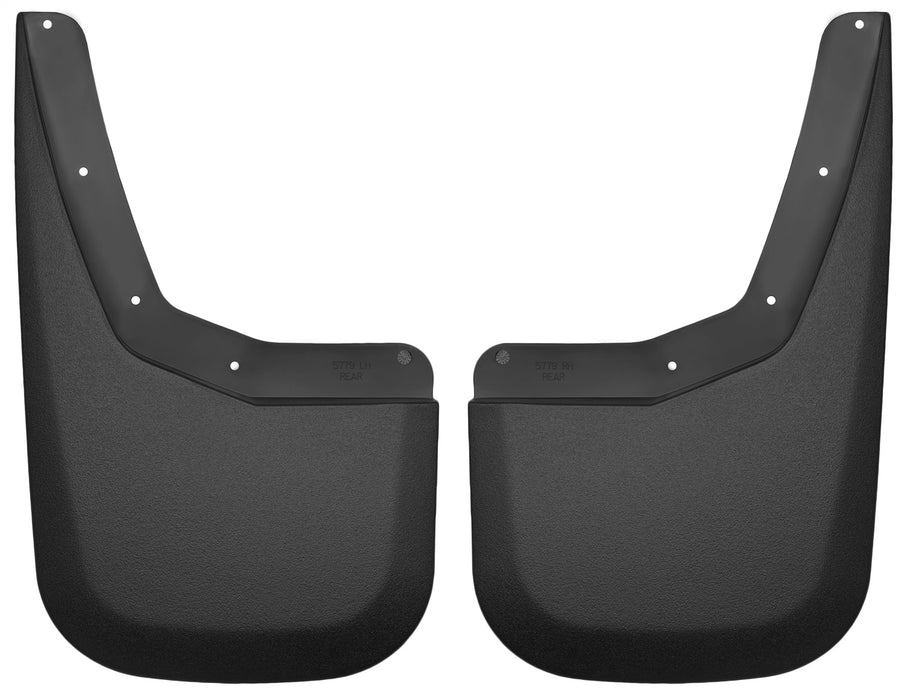 Husky Liners 57791 Custom Mud Guards-Rear Mud Guards for Select Chevrolet Silverado 1500, Chevrolet Silverado HD, Chevrolet Silverado HD