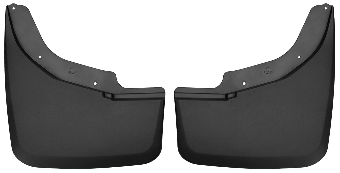 Husky Liners 57871 Custom Mud Guards-Dually Rear Mud Guards for Select Chevrolet Silverado HD, GMC Sierra HD