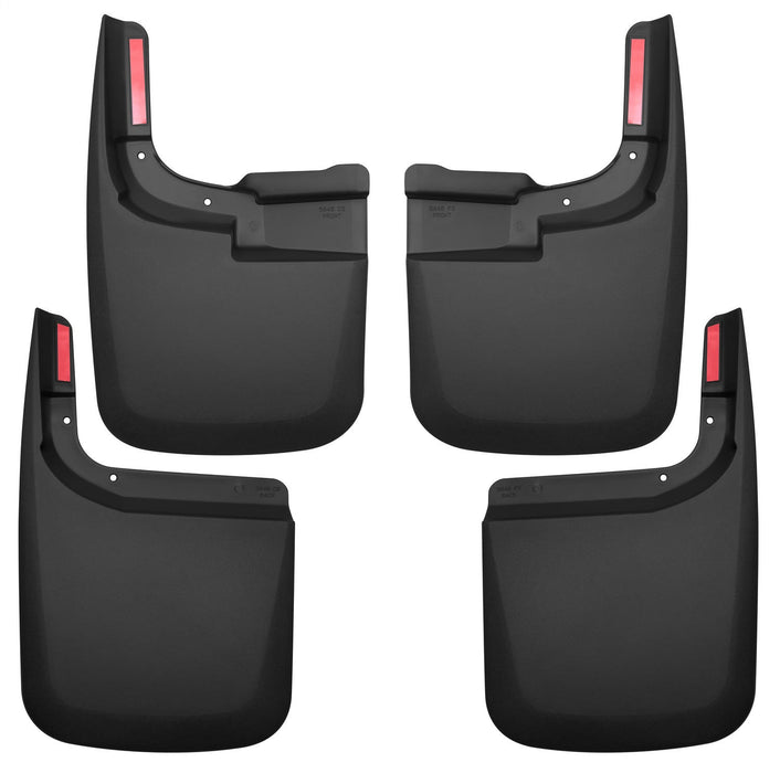 Husky Liners 58466 Custom Mud Guards-Front and Rear Mud Guard Set for Select Ford F-250 Super Duty, Ford F-350 Super Duty