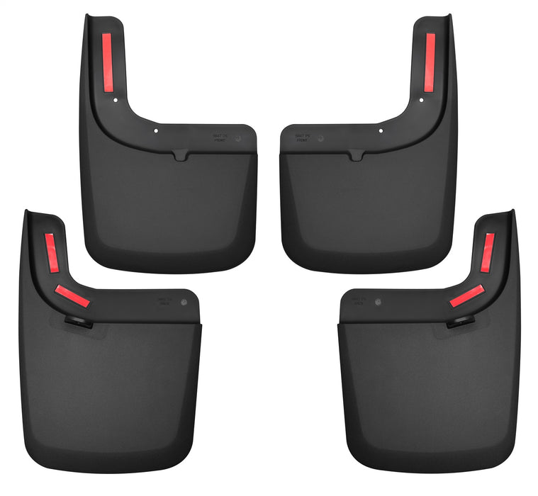 Husky Liners 58476 Custom Mud Guards-Front and Rear Mud Guard Set for Select Ford F-250 Super Duty, Ford F-350 Super Duty
