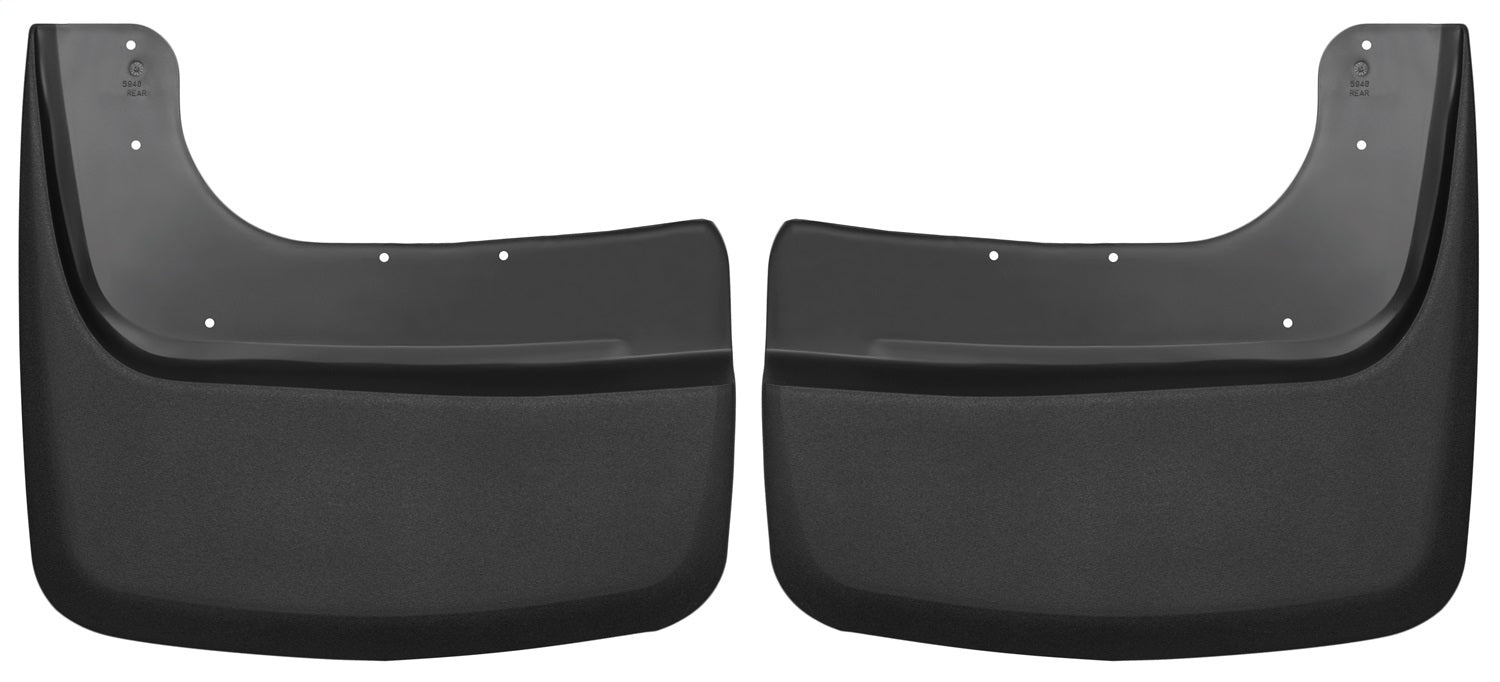 Husky Liners 59481 Custom Mud Guards-Dually Rear Mud Guards for Select Ford F-350 Super Duty, Ford F-450 Super Duty