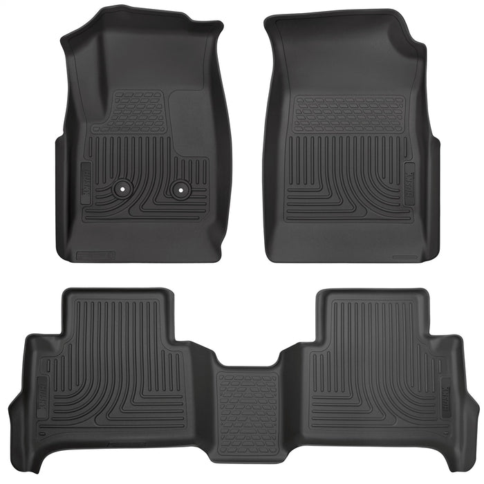 Husky Liners 93471 Weatherbeater-Front/2nd Seat Floor Liners for Select Chevrolet Colorado, GMC Canyon