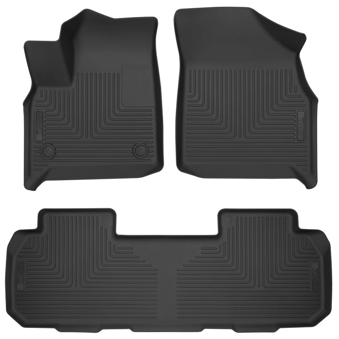 Husky Liners 93481 Weatherbeater-Front/2nd Seat Floor Liners for Select Buick Enclave